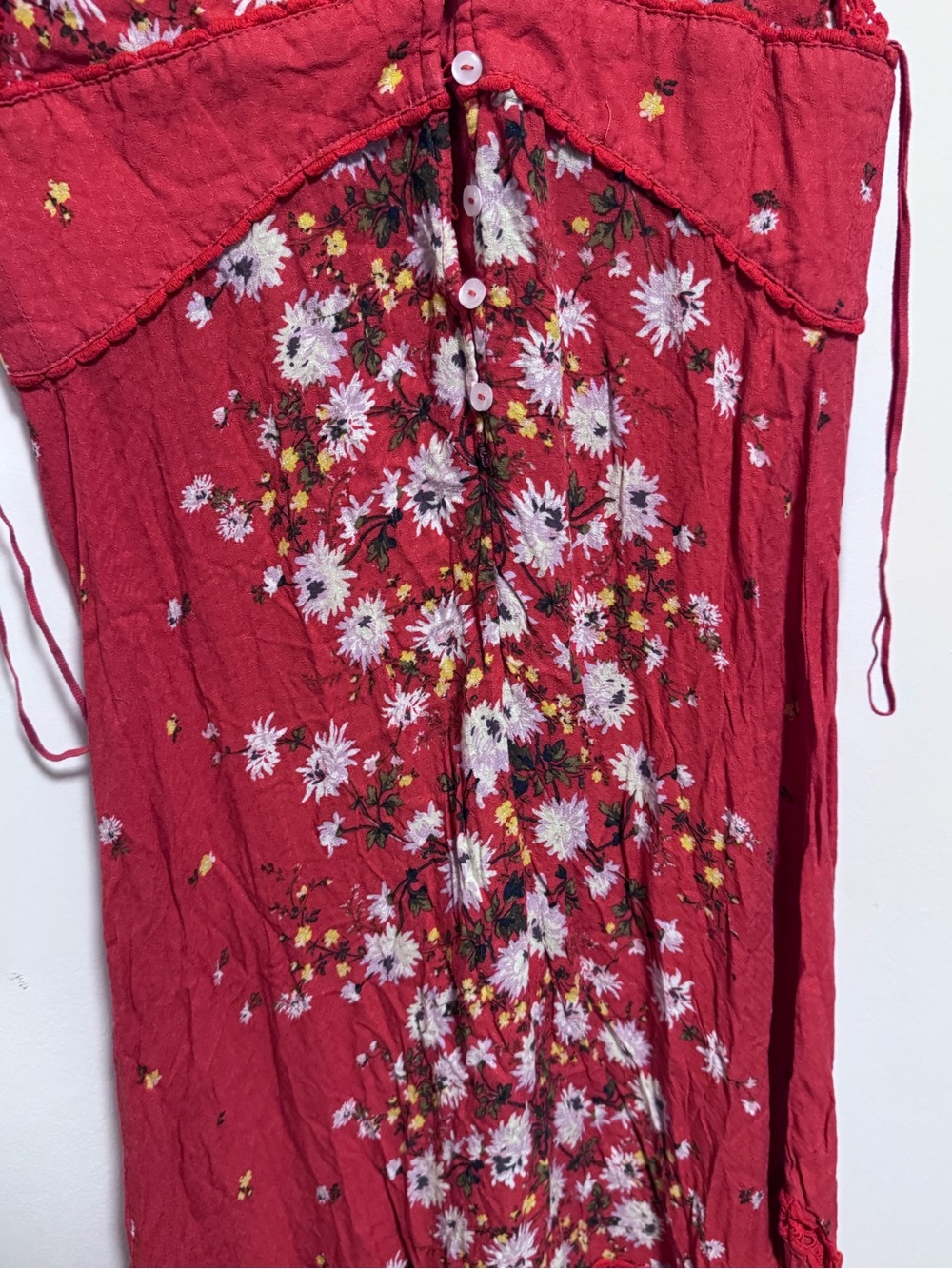 Free People Paradise Printed Maxi Dress women Sz Medium - Picture 6 of 7